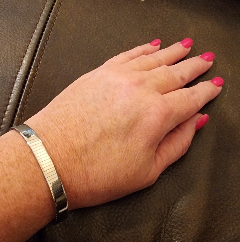 Sterling Silver Omega Bracelet